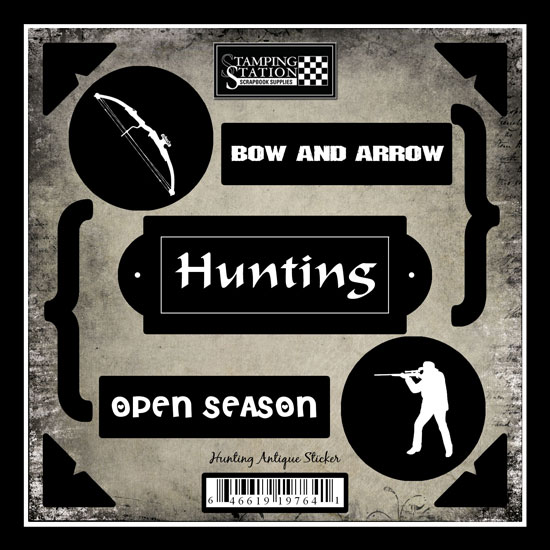 Stamping Station - Hunting Antique Stickers